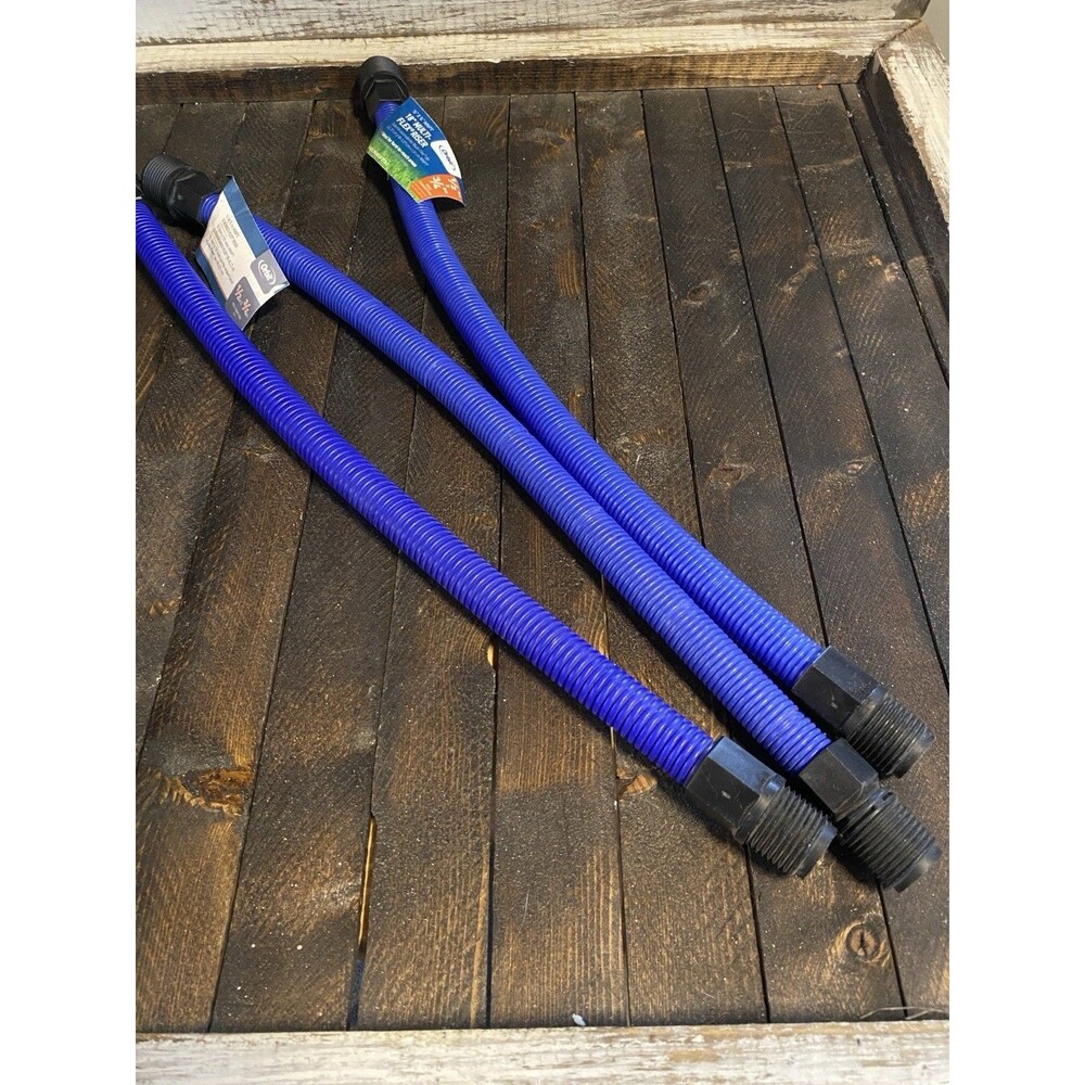 3 Pk Orbit 1/2 x 3/4 x 18-inch Long MNPT Multi-Flex Sprinkler Tubing Risers